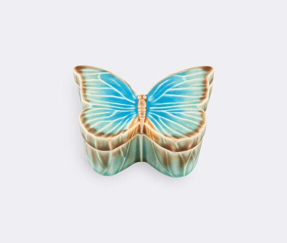 Bordallo Pinheiro 'Cloudy Butterflies' box, small, light blue multicolour BOPI22CLO913MUL