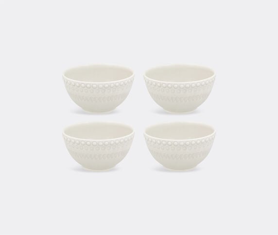 Bordallo Pinheiro ‘Fantasia’ bowl, set of four, ivory Ivory BOPI23FAN703WHI