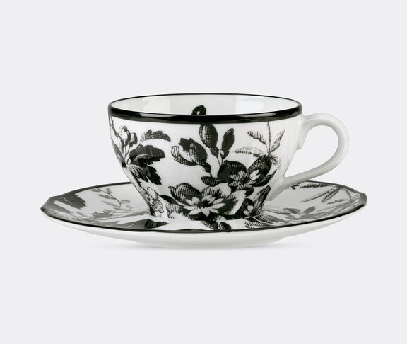 Gucci Herbarium  Black Demitasse Cup/Saucer Set Of Two undefined ${masterID} 2