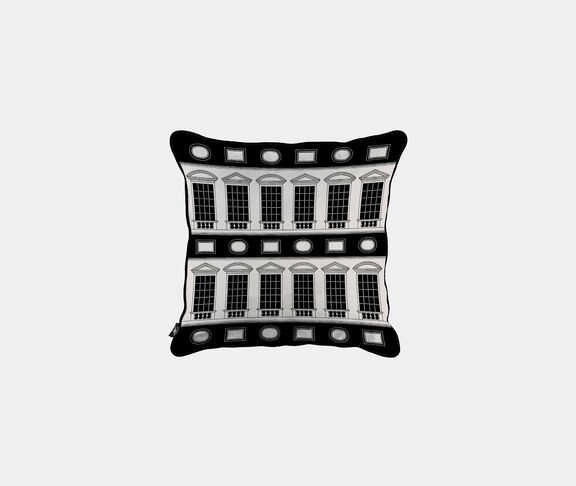 Fornasetti 'Architettura' cushion, black and white undefined ${masterID} 2