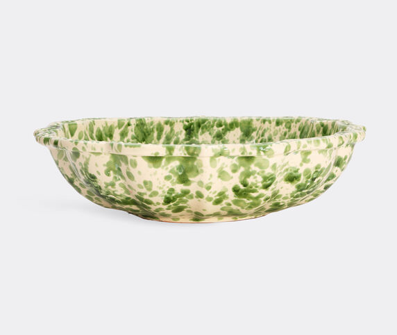 Cabana 'Speckled' serving bowl, green and white Multicolor CABA23SPE620MUL