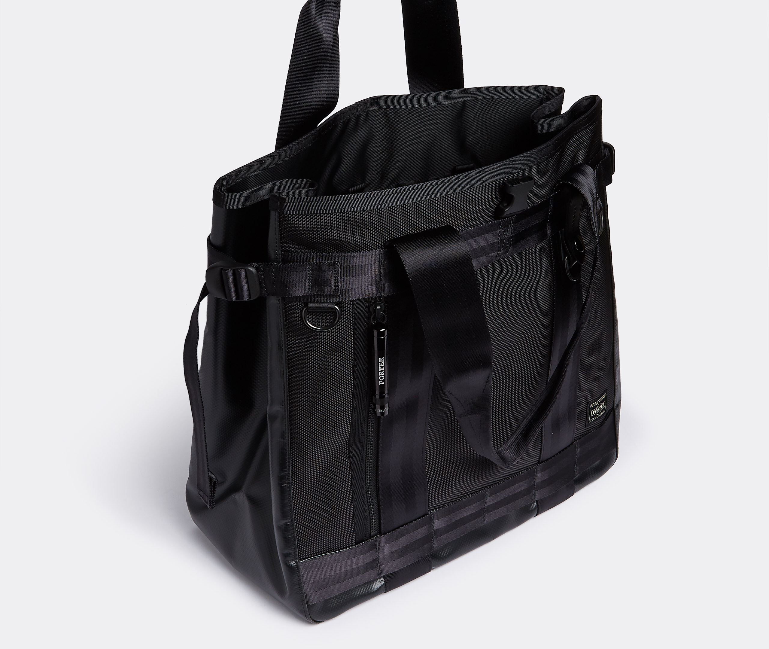 Heat' tote bag, black by Porter - Yoshida & Co. | Bags And