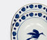 La DoubleJ 'Wildbird' soup plate, set of two WILDBIRD BLU Blue LADJ24SOU694BLU