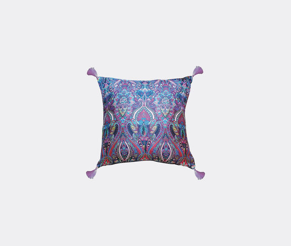 Les-Ottomans Silk cushion, paisley undefined ${masterID}