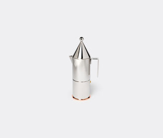 La Conica stainless steel coffee maker in silver - Alessi