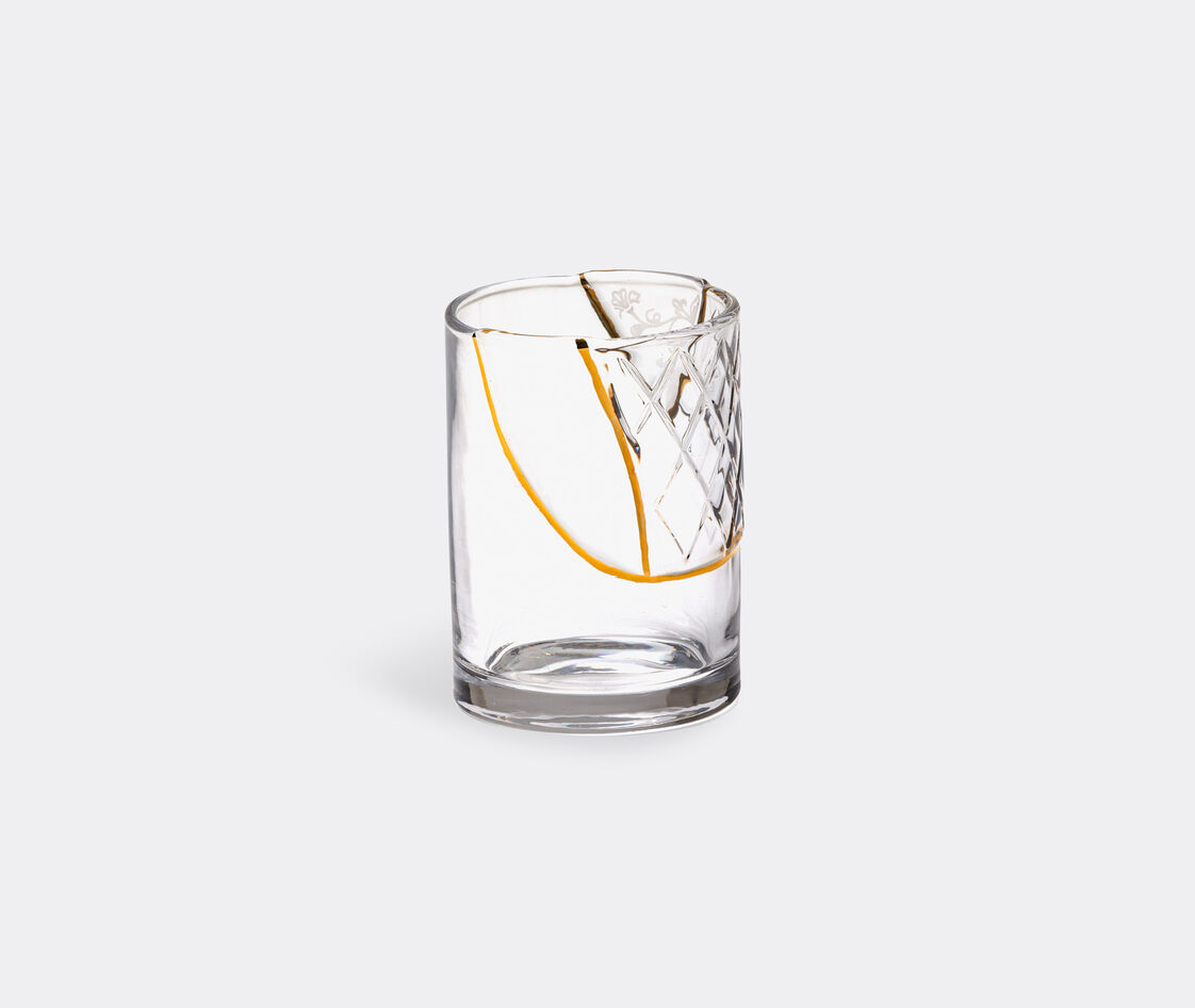 Seletti Glassware Trasparent/gold Uni