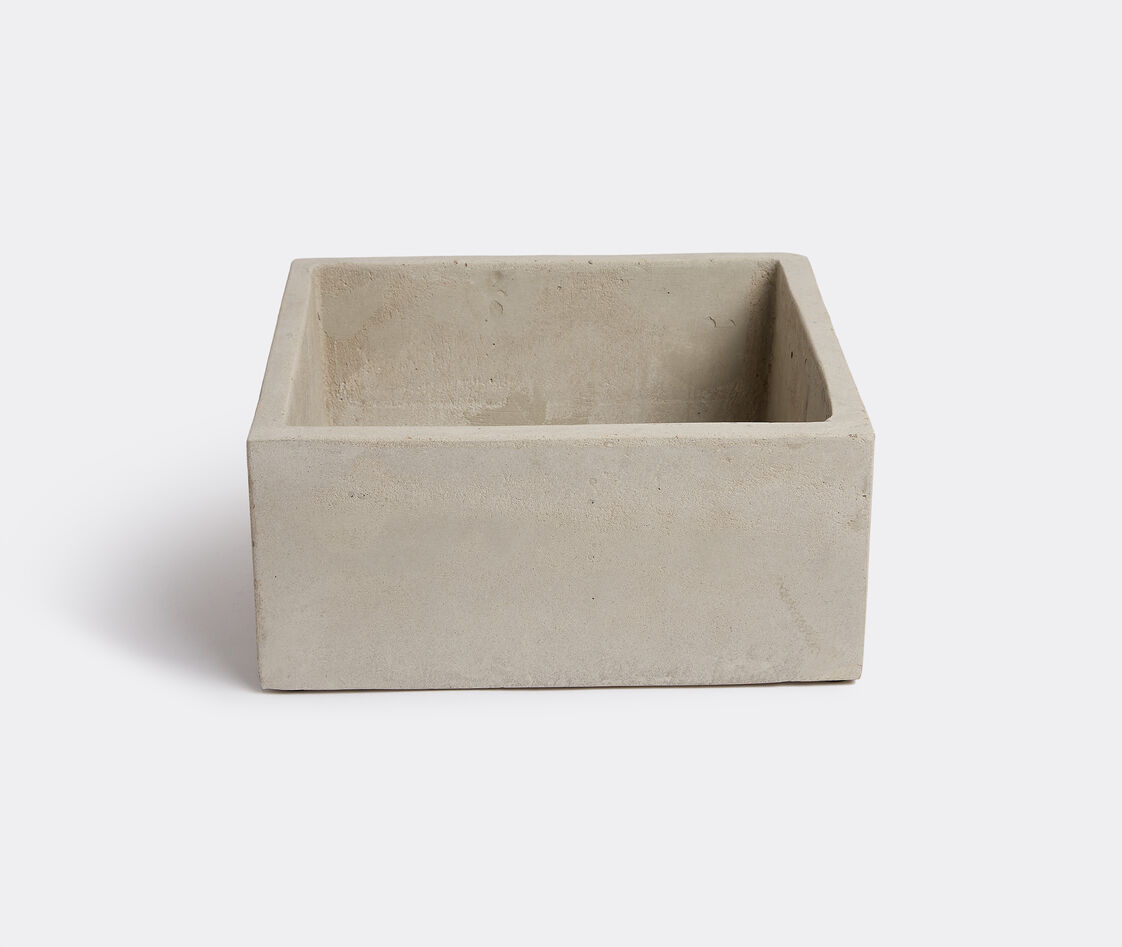 Serax Cement Pot With Holes Square In Grey Cement