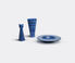 Bitossi Ceramiche 'Rimini blu' tall cat figure Persian blue BICE15TAL234BLU