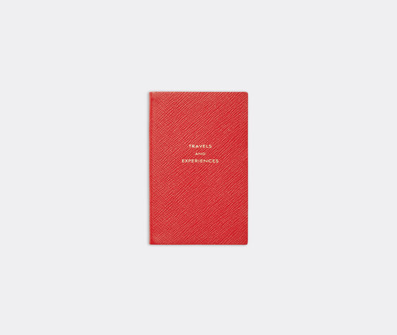 Smythson 'Travels and Experiences' notebook, scarlet red undefined ${masterID}