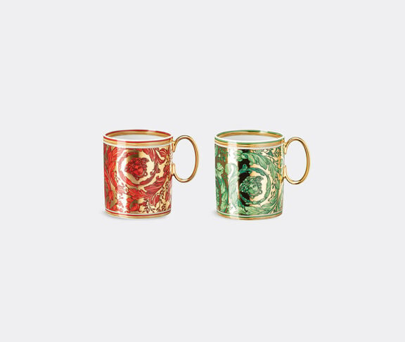 Rosenthal 'Medusa Garland' mug, set of two, red and green undefined ${masterID} 2