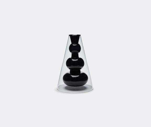 Tom Dixon 'Bump' vase, cone, black undefined ${masterID} 2