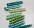 Hay 'Candle Spiral', set of six, green Green, arctic blue, teal HAY121CAN405MUL