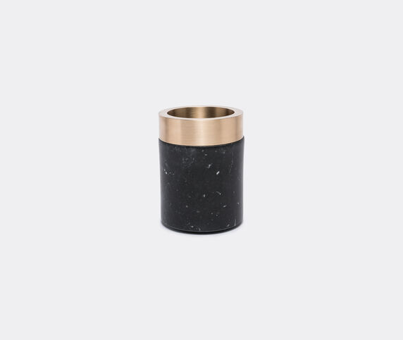 Michael Verheyden 'Coppa' container, extra small Black, bronze MIVE17COP073BLK