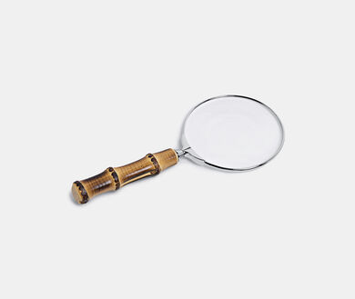 Bamboo Small magnifying glass in brown - Lorenzi Milano