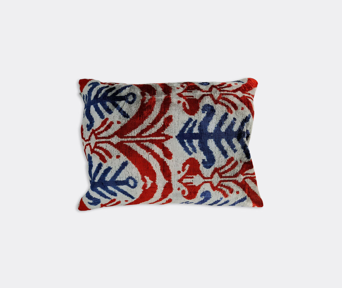 Les-ottomans Velvet Cushion In Multicolor