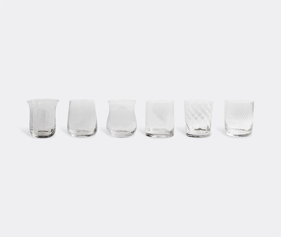 Bitossi Home Assorted Tumblers, set of six, clear undefined ${masterID} 2