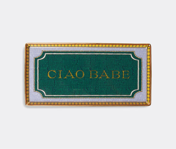La DoubleJ 'Ciao Babe' tray multicolor LADJ23TRA998MUL