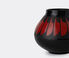 Nuove Forme 'Navajo Feathers' vase Matte black, shiny red NUFO20VAS678BLK