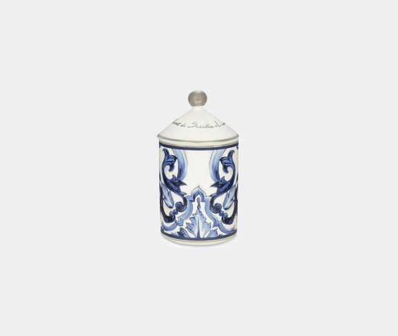 Dolce&Gabbana Casa 'Blu Mediterraneo' porcelain scented candle, Sicilian neroli and lemon undefined ${masterID}