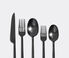 Serax 'Dune' cutlery, set of five, black BLACK SERA24FLA163BLK