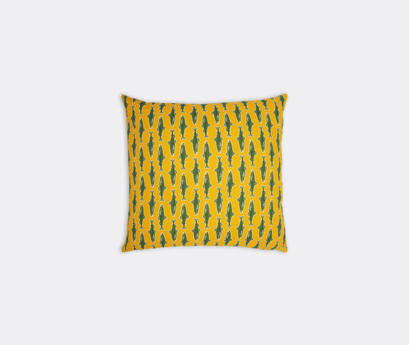 La DoubleJ 'Como Fish' cushion, yellow undefined ${masterID} 2