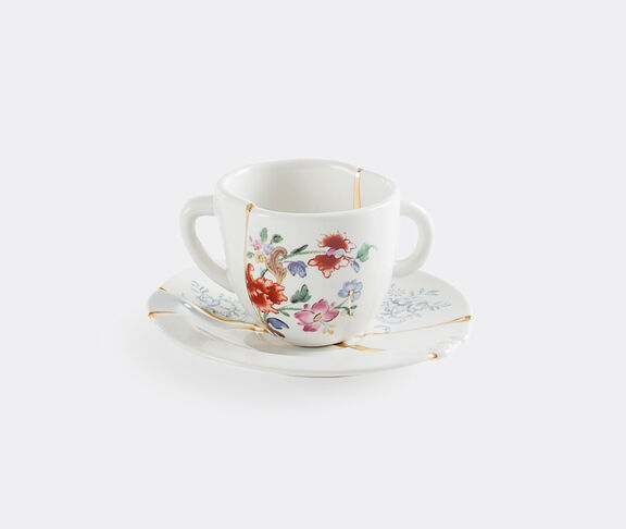 Seletti 'Kintsugi' coffee cup and saucer undefined ${masterID} 2
