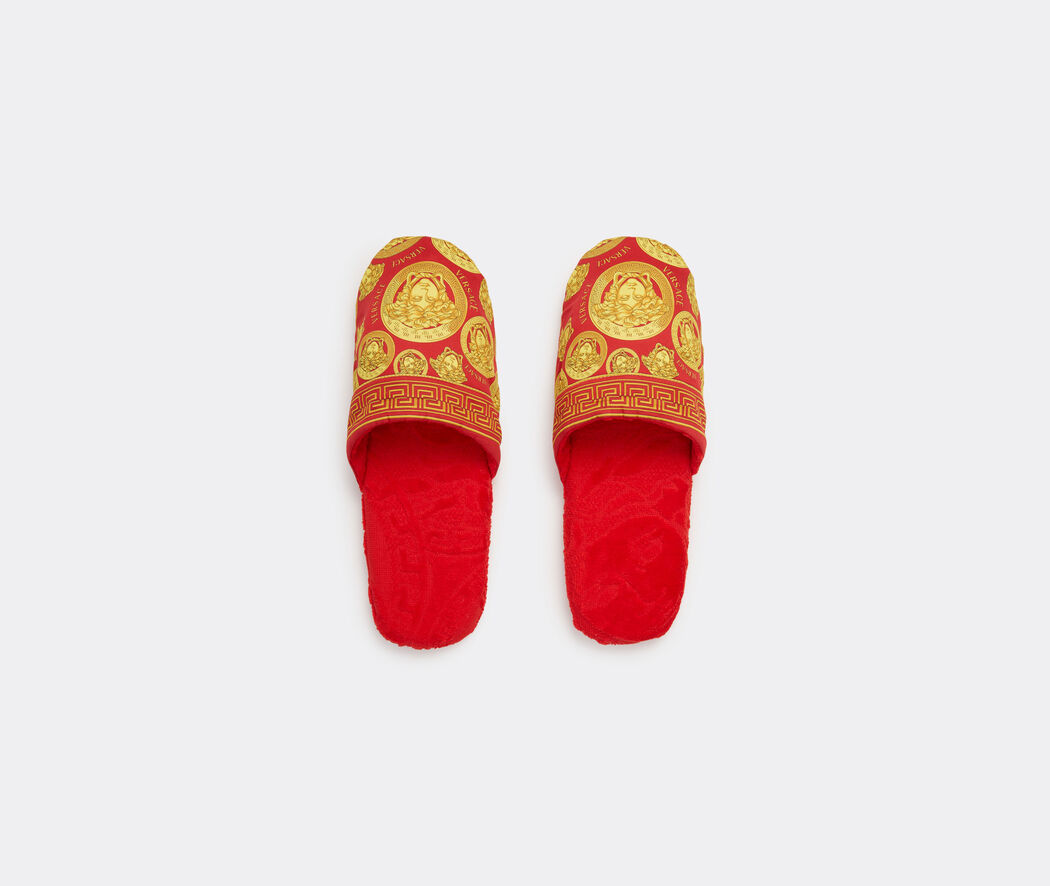 Junior uformel tilstødende Medusa Amplified' slippers, red by Versace | Bath Linens | FRANKBROS
