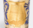 Trudon 'Fir' candle gold and blue CITR21FIR228BLU