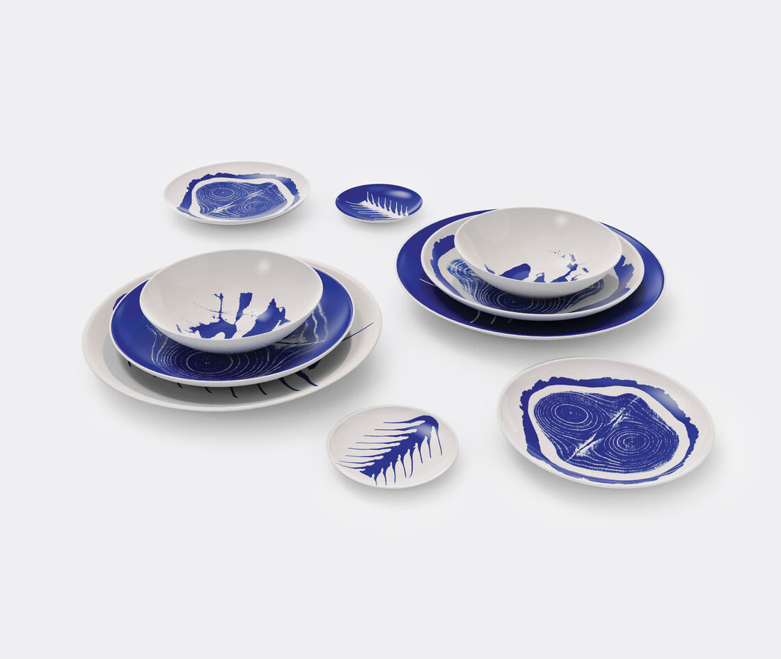 Shop Cassina Tableware White And Blue 1