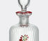 Cabana 'Fuchsia' hand painted bottle, multicolor Red CABA23MUR521RED