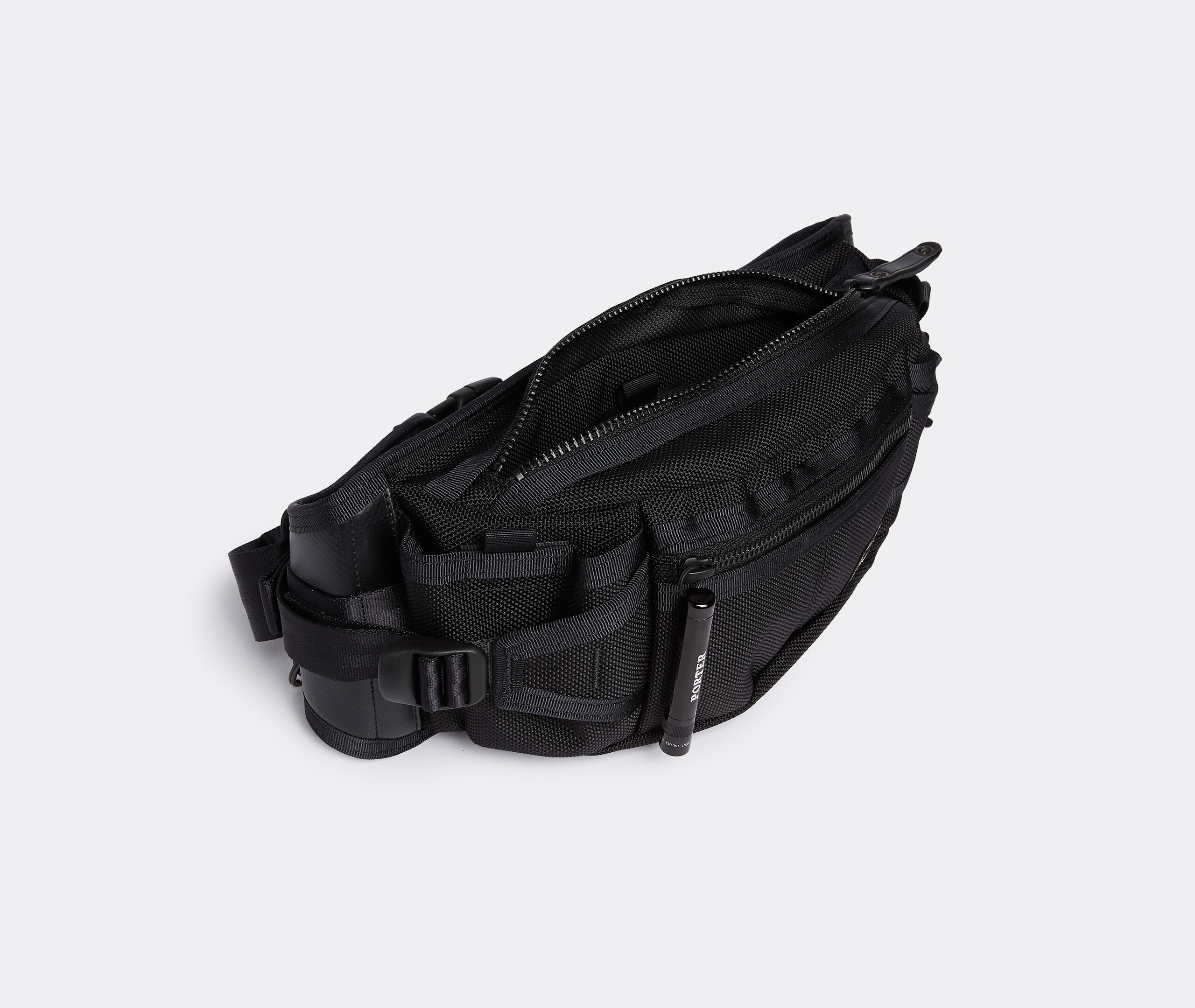 Heat' waist bag, black by Porter - Yoshida & Co. | Bags and
