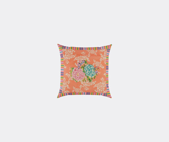 Lisa Corti 'Kandem Queen' cushion, small, peach multicolor pink LICO24PIL517ORA