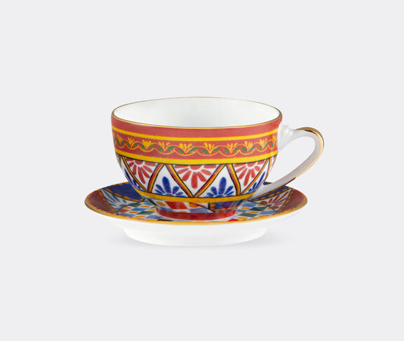 Dolce&Gabbana Casa 'Carretto Siciliano' teacup and saucer undefined ${masterID} 2
