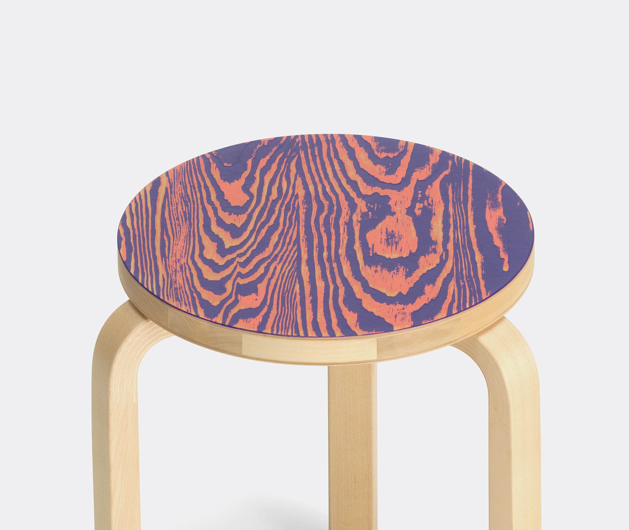 artek stool60 カラリン pink Purple - 椅子
