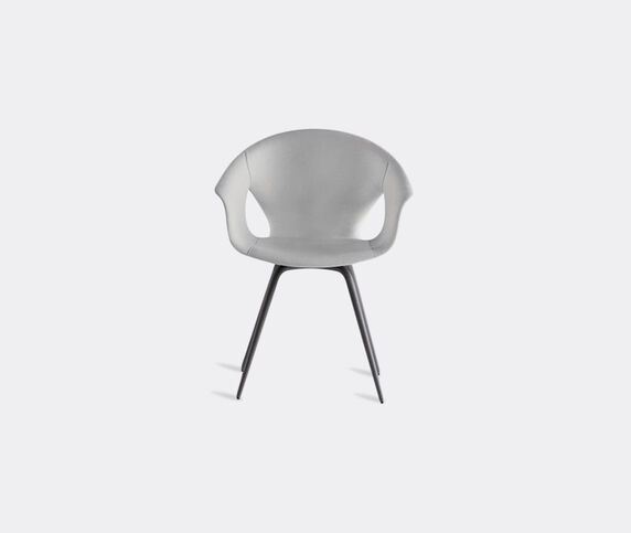 Poltrona Frau 'Ginger Ale' chair, four legs base White + Grey POFR20GIN109WHI
