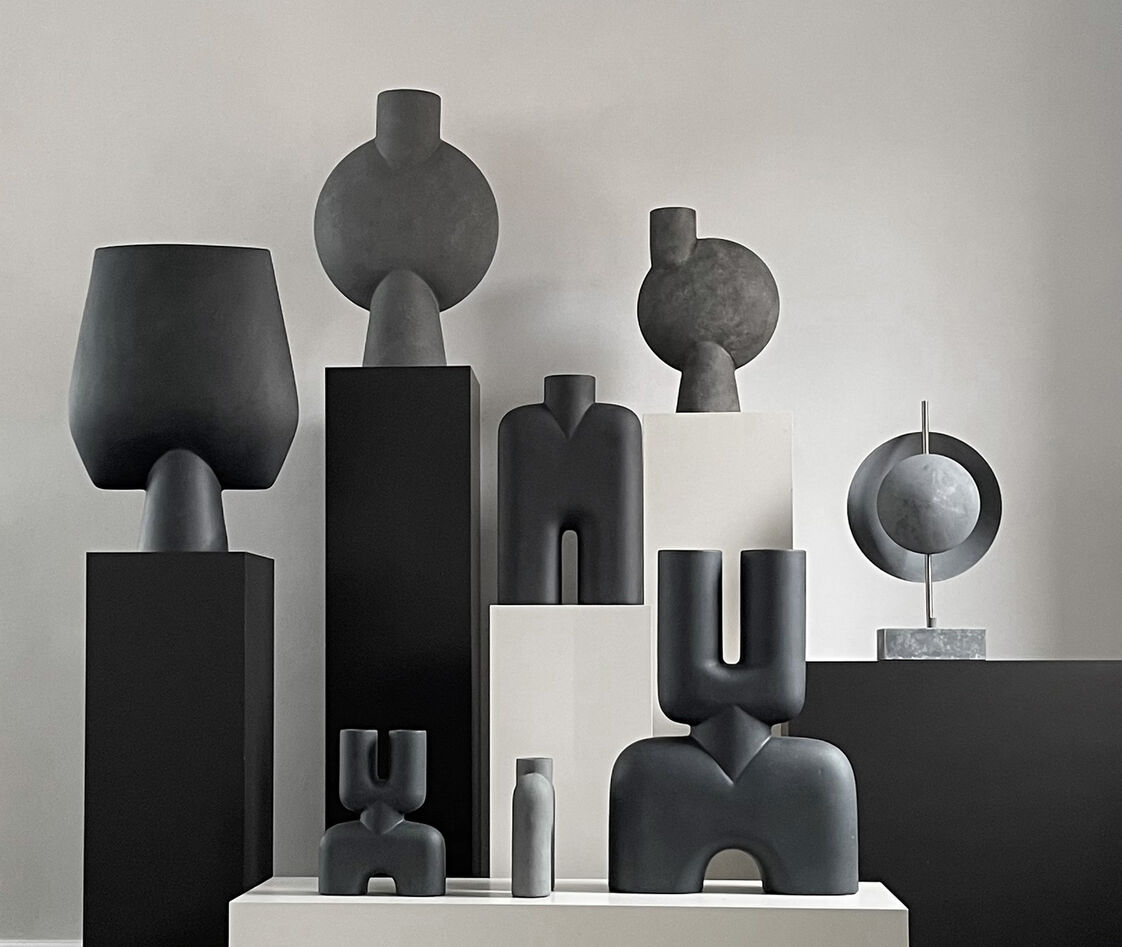 Shop 101 Copenhagen Vases Black Uni