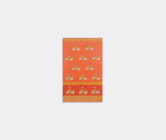 Lisa Corti 'Tea Flower' beach towel, red and orange undefined ${masterID} 2