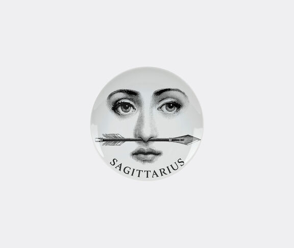 Fornasetti Zodiac - Wall Plate Tema E Variazioni N.356 Black/White - Sagittarius undefined ${masterID} 2