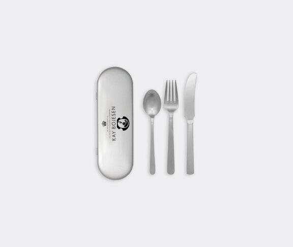 Kay Bojesen 'Grand Prix' cutlery travel set, matte steel undefined ${masterID} 2