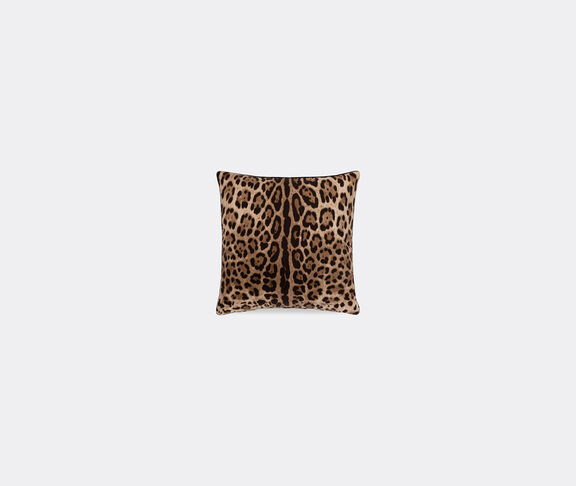 Dolce&Gabbana Casa 'Leopardo' silk twill cushion, small undefined ${masterID} 2