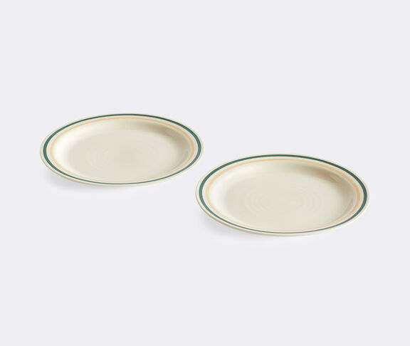 Hay 'Sobremesa' plate, large, set of two, green and yellow undefined ${masterID} 2
