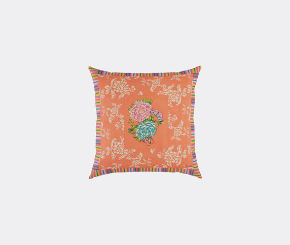 Lisa Corti 'Kandem Queen' cushion, medium, peach multicolor pink LICO24PIL500ORA