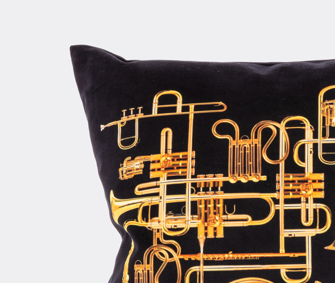 Shop Seletti Cushions Black/gold Uni