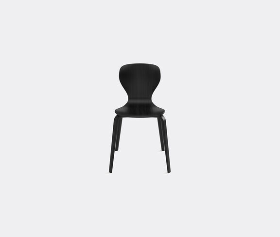 Viccarbe 'Ears' chair, wooden legs, black undefined ${masterID} 2