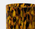 Stories of Italy 'Macchia su Macchia' leopard vase, tall Black & Topaz STLY20MAC970BRW