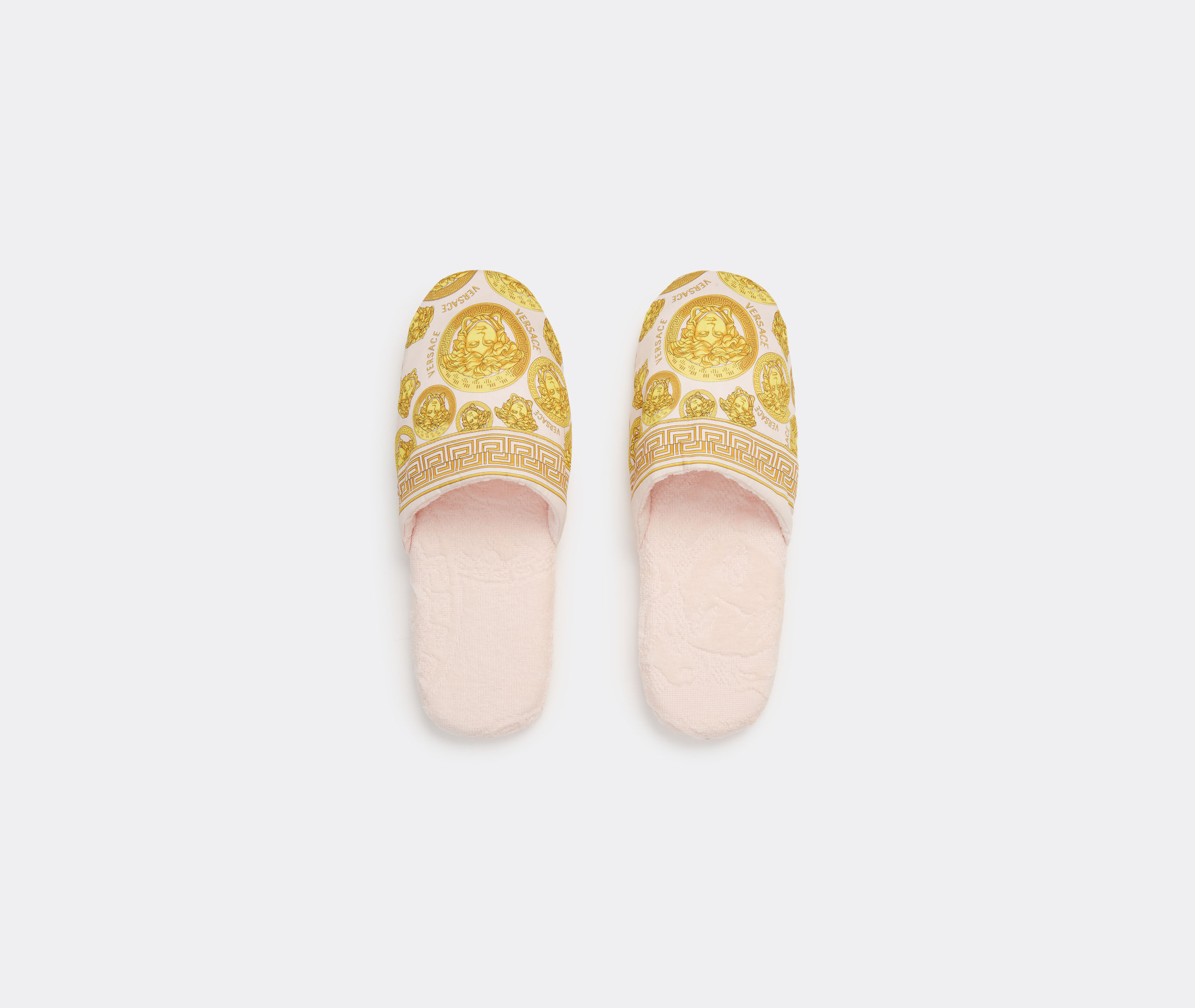 Pink clearance versace slippers