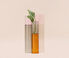 Ichendorf Milano 'Bamboo Grooved' vase, medium Smoke, amber ICMI20BAM084MUL
