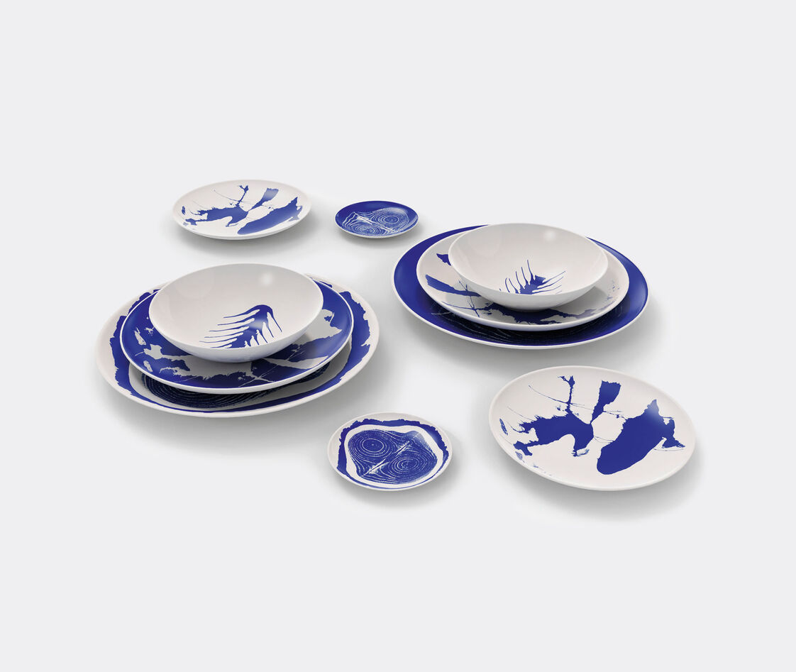 Shop Cassina Tableware White And Blue 1