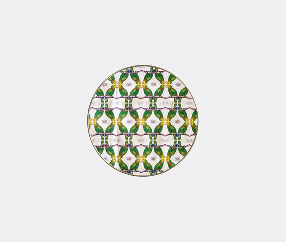 Les-Ottomans Patch NYC tray, green and white undefined ${masterID} 2