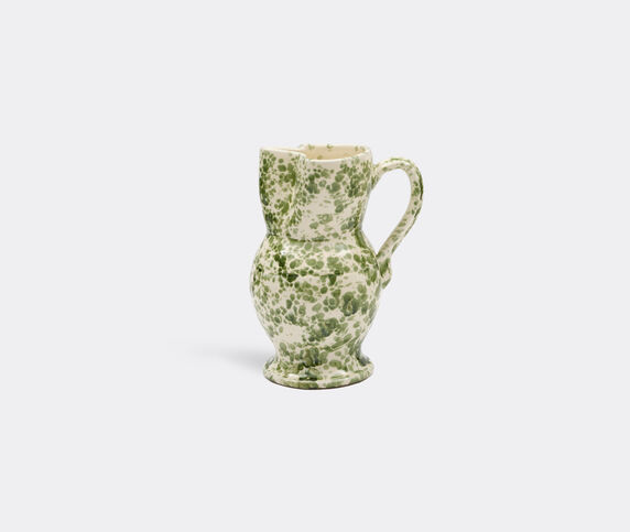 Cabana 'Speckled' pitcher, green and white Green CABA23SPE729GRN